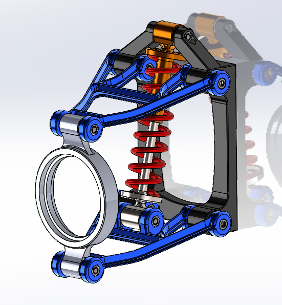 悬架模型（在上下文弹簧建模中）